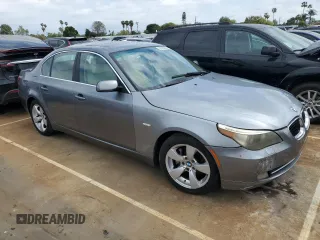 2008 BMW 5 Series 528i with VIN WBANU53588C112681, listed as a Copart auction lot 53535085 with 72,316 mi miles and Salvage Title. Bid and sale history available at carsss.com. Image 4.