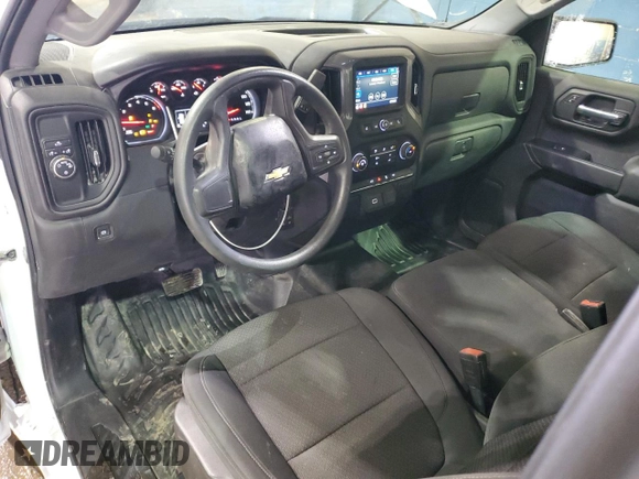 2020 Chevrolet Silverado 1500 Work Truck with VIN 3GCNWAEF6LG387614, listed as a Copart auction lot 45929705 with 1,824 mi miles and Clean Title. Bid and sale history available at DreamBid. Image 8.
