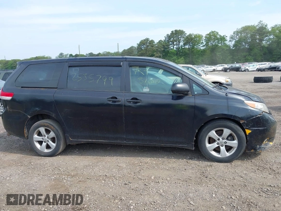 2014 Toyota Sienna L with VIN 5TDZK3DC0ES445088, listed as a IAAI auction lot 42443966 with Not provided miles and . Bid and sale history available at DreamBid. Image 12.