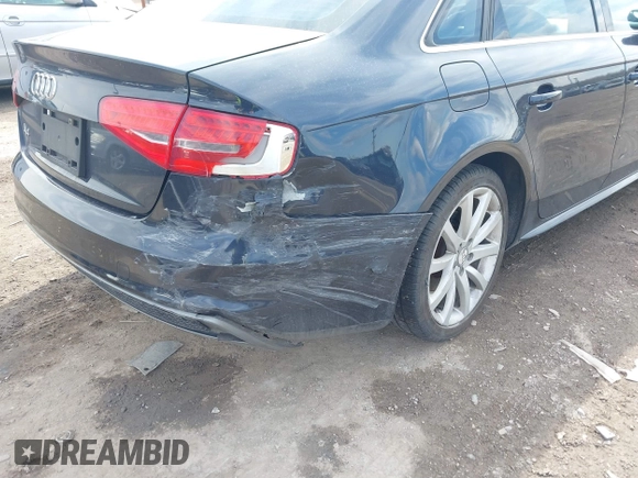 2014 Audi A4 Premium with VIN WAUAFAFL8EN036200, listed as a IAAI auction lot 41644783 with 194,626 mi miles. Bid and sale history available at carsss.com. Image 6.