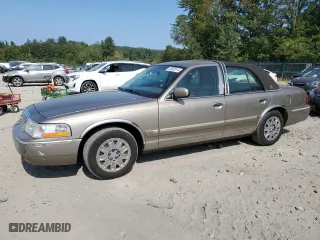 2005 Mercury Grand Marquis GS with VIN 2MEFM74W85X602092, listed as a Copart auction lot 68820314 with 70,427 mi miles and Clean Title. Bid and sale history available at carsss.com. Image 1.