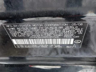 2008 Lexus IS 250 z VIN JTHCK262485025024, wystawiony jako IAAI lot #41000973 z przebiegiem 310 503 mil mil oraz . Historia ofert i sprzedaży dostępna na DreamBid. Obrazek 9.