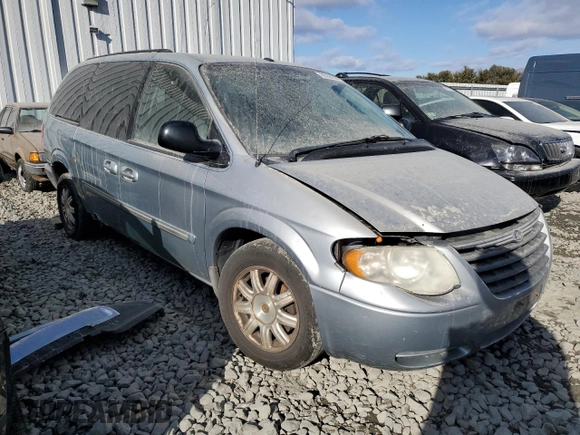 2006 Chrysler Town & Country LWB Touring with VIN 2A4GP54L46R849049, listed as a Copart auction lot 86298314 with 191,710 mi miles and Salvage Title. Bid and sale history available at carsss.com. Image 4.