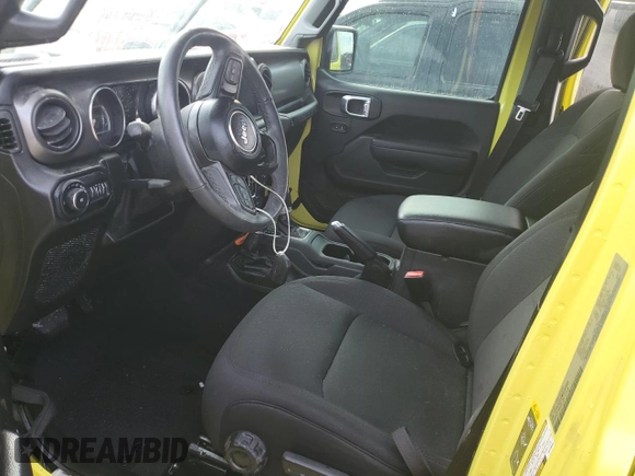 2022 Jeep Wrangler Unlimited High Tide with VIN 1C4HJXDG9NW249658, listed as a Copart auction lot 74501134 with Not Provided miles and Non Repairable. Bid and sale history available at DreamBid. Image 7.