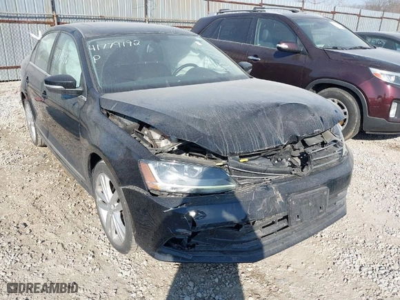 2017 Volkswagen Jetta 1.8T SEL with VIN 3VWL17AJ5HM406727, listed as a IAAI auction lot 41779192 with 41,215 mi miles. Bid and sale history available at carsss.com. Image 6.