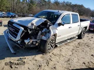 2015 GMC Sierra 1500 SLT with VIN 3GTU2VEJ3FG124648, listed as a Copart auction lot 85793574 with Not Provided miles and Salvage Title. Bid and sale history available at DreamBid. Image 1.