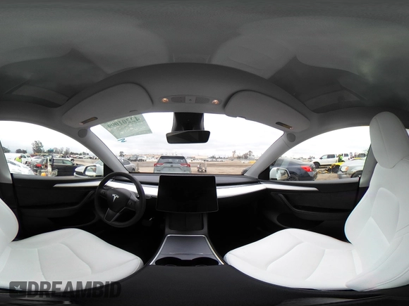 2024 Tesla Model Y with VIN 7SAYGDED4RF055859, listed as a IAAI auction lot 42201099 with 17,373 mi miles and . Bid and sale history available at DreamBid. Image 21.