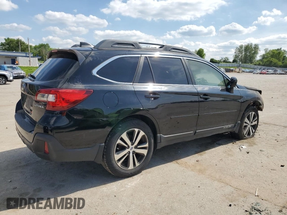 2018 Subaru Outback Limited with VIN 4S4BSANC2J3322260, listed as a Copart auction lot 55804675 with Not provided miles and Salvage title. Bid and sale history available at DreamBid. Image 3.