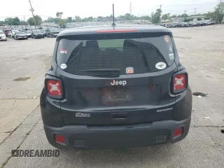 2020 Jeep Renegade Sport z VIN ZACNJAAB2LPL11224, wystawiony jako Copart lot #59463445 z przebiegiem 77 873 mil mil oraz Szkoda całkowita • Salvage title. Historia ofert i sprzedaży dostępna na DreamBid. Obrazek 6.