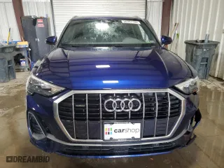 2021 Audi Q3 S line Premium with VIN WA1DECF33M1050472, listed as a Copart auction lot 50397795 with 28,876 mi miles and Salvage Title. Bid and sale history available at carsss.com. Image 5.