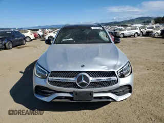 2020 Mercedes-Benz GLC with VIN WDC0G8EB4LF733748, listed as a Copart auction lot 47887585 with 56,787 mi miles and Salvage Title. Bid and sale history available at carsss.com. Image 5.