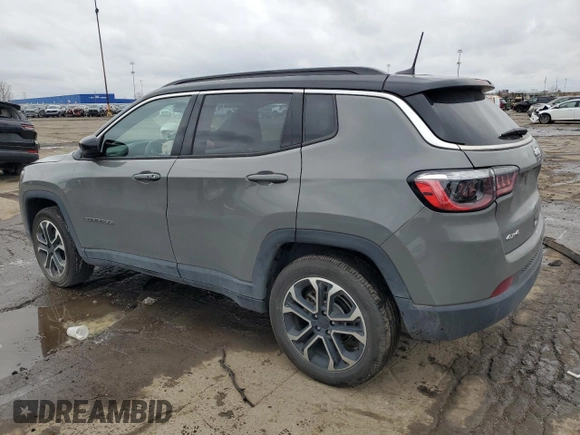 2023 Jeep Compass Limited with VIN 3C4NJDCN6PT561222, listed as a Copart auction lot 80028534 with 24,002 mi miles and Salvage Title. Bid and sale history available at carsss.com. Image 2.