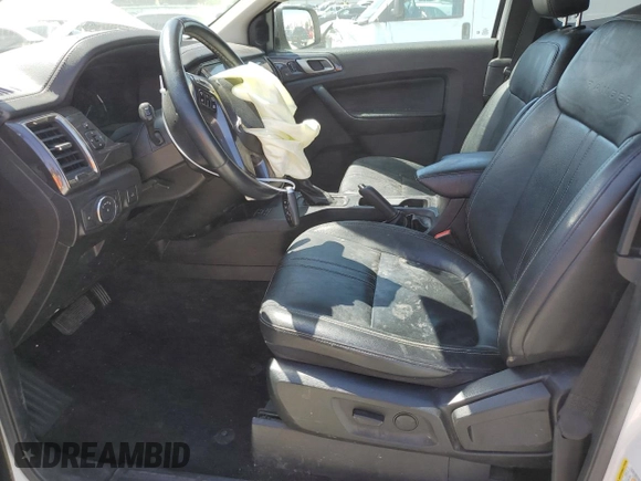 2019 Ford Ranger XL with VIN 1FTER1EH5KLA09343, listed as a Copart auction lot 60436135 with 167,323 mi miles and Salvage title. Bid and sale history available at DreamBid. Image 7.