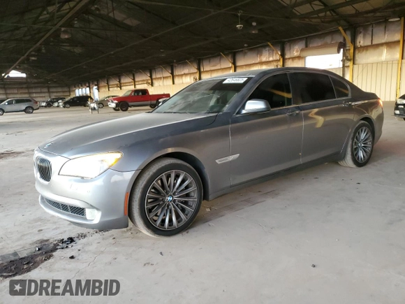 2012 BMW 7 Series 740Li with VIN WBAKB4C5XCC575630, listed as a Copart auction lot 42646825 with 82,457 mi miles and Salvage Title. Bid and sale history available at carsss.com. Image 1.