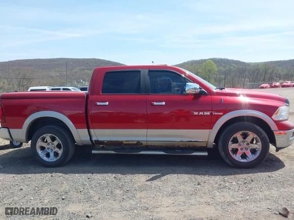 2010 Dodge Ram 1500 Sport with VIN 1D7RV1CT1AS140168, listed as a IAAI auction lot 42087902 with 143,324 mi miles. Bid and sale history available at carsss.com. Image 13.