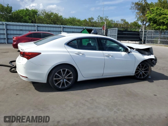 2016 Acura TLX V6 with VIN 19UUB2F37GA000219, listed as a Copart auction lot 59257515 with 119,093 mi miles and Salvage title. Bid and sale history available at DreamBid. Image 3.