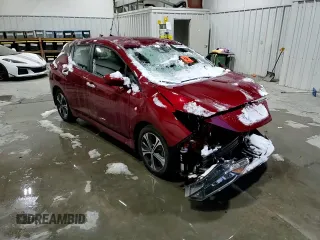 2021 Nissan LEAF SV Plus z VIN 1N4BZ1CV6MC554732, wystawiony jako Copart lot #86534494 z przebiegiem Nie podano mil oraz Szkoda całkowita • Salvage title. Historia ofert i sprzedaży dostępna na DreamBid. Obrazek 10.