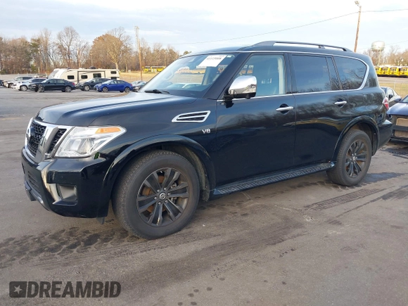2019 Nissan Armada Platinum with VIN JN8AY2NE2K9759121, listed as a IAAI auction lot 41115008 with 89,991 mi miles. Bid and sale history available at carsss.com. Image 22.