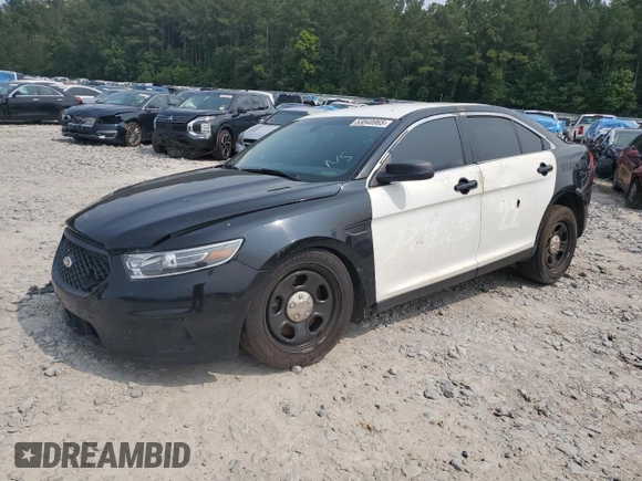 2014 Ford Police Interceptor with VIN 1FAHP2MK0EG131679, listed as a Copart auction lot 53848965 with 163,894 mi miles and Salvage title. Bid and sale history available at DreamBid. Image 1.