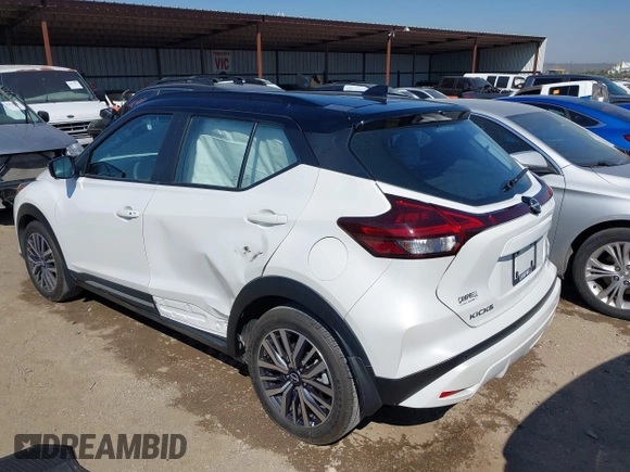 2023 Nissan Kicks SR with VIN 3N1CP5DV7PL541915, listed as a IAAI auction lot 41891404 with 12,264 mi miles. Bid and sale history available at carsss.com. Image 3.