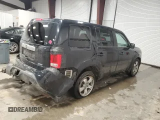 2013 Honda Pilot EX-L with VIN 5FNYF4H77DB061458, listed as a Copart auction lot 52008765 with 106,505 mi miles and Salvage title. Bid and sale history available at DreamBid. Image 3.