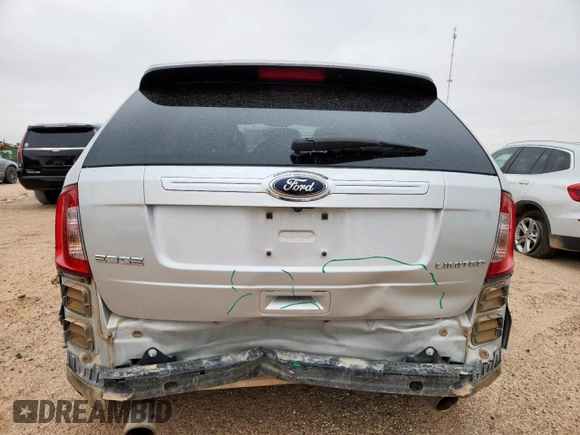 2013 Ford Edge Limited with VIN 2FMDK3KC5DBA98270, listed as a Copart auction lot 56904285 with 157,174 mi miles and Salvage title. Bid and sale history available at DreamBid. Image 6.
