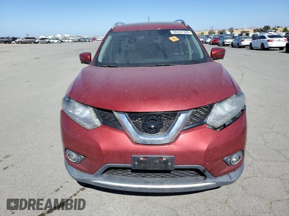 2016 Nissan Rogue SL with VIN 5N1AT2MT5GC814404, listed as a Copart auction lot 56337165 with 265,898 mi miles and Clean Title. Bid and sale history available at DreamBid. Image 5.