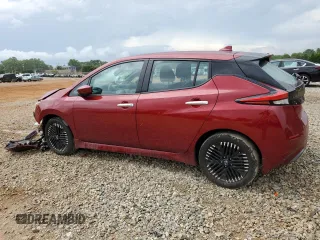 2023 Nissan LEAF SV Plus with VIN 1N4CZ1CV4PC555628, listed as a Copart auction lot 61274595 with 28,424 mi miles and Salvage title. Bid and sale history available at DreamBid. Image 2.