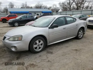 2006 Pontiac Grand Prix with VIN 2G2WP552461169677, listed as a Copart auction lot 44644275 with 201,695 mi miles and Salvage Title. Bid and sale history available at carsss.com. Image 1.