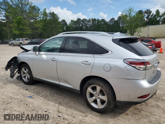 2015 Lexus RX 350 with VIN 2T2BK1BA9FC302248, listed as a Copart auction lot 56641715 with 124,761 mi miles and Salvage title. Bid and sale history available at DreamBid. Image 2.
