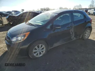 2015 Kia Rio EX with VIN KNADN5A31F6456357, listed as a Copart auction lot 48820165 with 108,865 mi miles and Clean Title. Bid and sale history available at carsss.com. Image 1.
