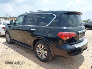 2017 Infiniti QX80 with VIN JN8AZ2NF8H9642741, listed as a IAAI auction lot 42563237 with 156,707 mi miles and . Bid and sale history available at DreamBid. Image 3.