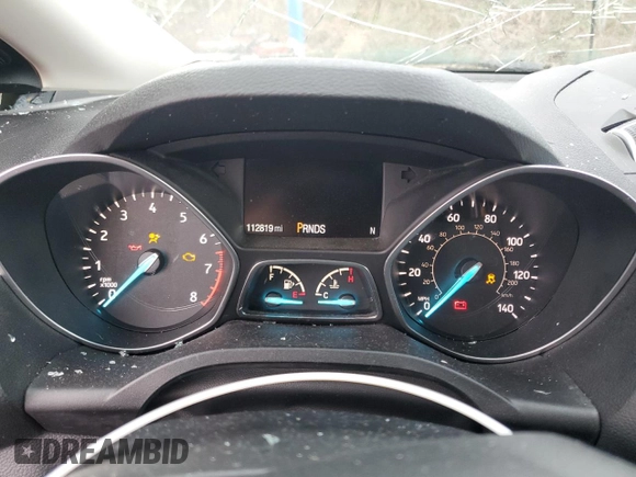 2017 Ford Escape SE with VIN 1FMCU9G95HUC69007, listed as a Copart auction lot 83669964 with 112,819 mi miles and Non Repairable. Bid and sale history available at carsss.com. Image 9.