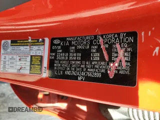 2019 Kia Soul with VIN KNDJN2A24K7662899, listed as a Copart auction lot 53484885 with 63,484 mi miles and Clean title. Bid and sale history available at DreamBid. Image 13.