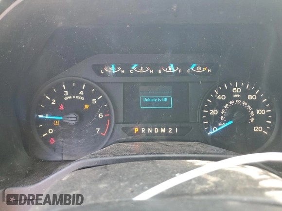 2017 Ford F-150 XL with VIN 1FTEX1CP7HFA22392, listed as a Copart auction lot 57282094 with 160,721 mi miles and Salvage Title. Bid and sale history available at carsss.com. Image 9.