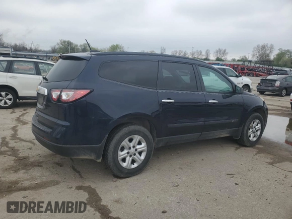 2017 Chevrolet Traverse LS with VIN 1GNKRFED8HJ207861, listed as a Copart auction lot 52885635 with 202,936 mi miles and Salvage title. Bid and sale history available at DreamBid. Image 3.