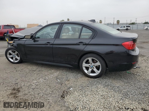2014 BMW 3 Series 328i with VIN WBA3A5C52EP600187, listed as a Copart auction lot 53195295 with 80,865 mi miles and Salvage Title. Bid and sale history available at carsss.com. Image 2.