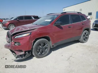 2017 Jeep Cherokee Sport with VIN 1C4PJLAB6HW669413, listed as a Copart auction lot 49135175 with 92,534 mi miles and Salvage Title. Bid and sale history available at carsss.com. Image 1.
