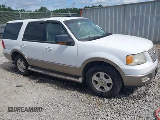 2003 Ford Expedition Eddie Bauer with VIN 1FMRU17W43LB68430, listed as a IAAI auction lot 42577411 with 257,135 mi miles and . Bid and sale history available at DreamBid. Image 1.