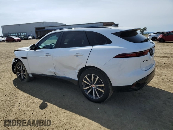 2022 Jaguar F-Pace S with VIN SADCJ2EX3NA699951, listed as a Copart auction lot 50092105 with 35,369 mi miles and Salvage title. Bid and sale history available at DreamBid. Image 2.