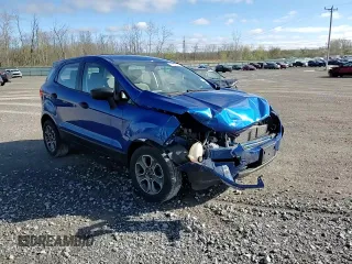 2020 Ford EcoSport S with VIN MAJ3S2FE1LC348968, listed as a Copart auction lot 54856325 with 47,112 mi miles and Salvage Title. Bid and sale history available at DreamBid. Image 14.
