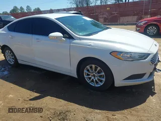 2017 Ford Fusion S with VIN 3FA6P0G78HR236261, listed as a IAAI auction lot 41857448 with 198,666 mi miles. Bid and sale history available at carsss.com. Image 1.
