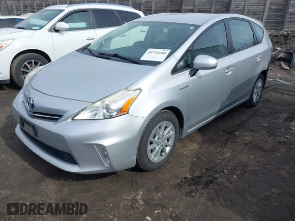 2013 Toyota Prius Two with VIN JTDZN3EU5D3255365, listed as a IAAI auction lot 41724204 with 122,264 mi miles and . Bid and sale history available at DreamBid. Image 2.