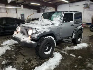 2018 Jeep Wrangler Sport S with VIN 1C4GJWAG5JL924069, listed as a Copart auction lot 79830444 with 72,736 mi miles and Salvage Title. Bid and sale history available at carsss.com. Image 1.