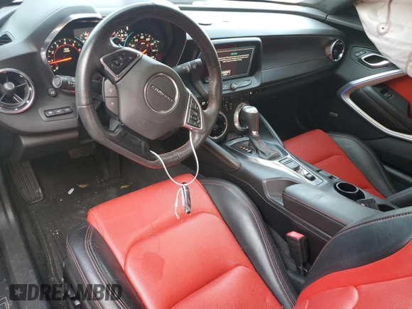 2018 Chevrolet Camaro 2LT with VIN 1G1FD1RX5J0129138, listed as a Copart auction lot 81744723 with 48,325 mi miles and Salvage Title. Bid and sale history available at carsss.com. Image 8.