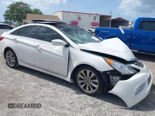 2012 Hyundai Sonata SE with VIN 5NPEC4AB9CH424529, listed as a IAAI auction lot 41955159 with 130,027 mi miles and . Bid and sale history available at carsss.com. Image 1.