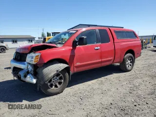 2007 Nissan Titan XE z VIN 1N6AA06B47N224862, wystawiony jako Copart lot #59058125 z przebiegiem 150 574 mil mil oraz Szkoda całkowita • Salvage title. Historia ofert i sprzedaży dostępna na DreamBid. Obrazek 1.