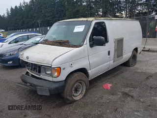 2000 Ford Econoline Cargo with VIN 1FTNE24LXYHB44580, listed as a IAAI auction lot 41906191 with 244,342 mi miles and . Bid and sale history available at DreamBid. Image 2.