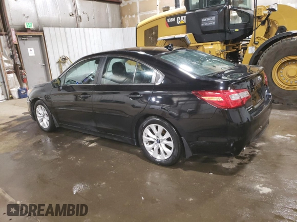 2017 Subaru Legacy Premium with VIN 4S3BNAD68H3027908, listed as a Copart auction lot 61406595 with 57,859 mi miles and Salvage title. Bid and sale history available at DreamBid. Image 2.