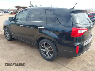 2014 Kia Sorento SX Limited with VIN 5XYKWDA77EG471803, listed as a IAAI auction lot 41682414 with 156,220 mi miles. Bid and sale history available at carsss.com. Image 3.